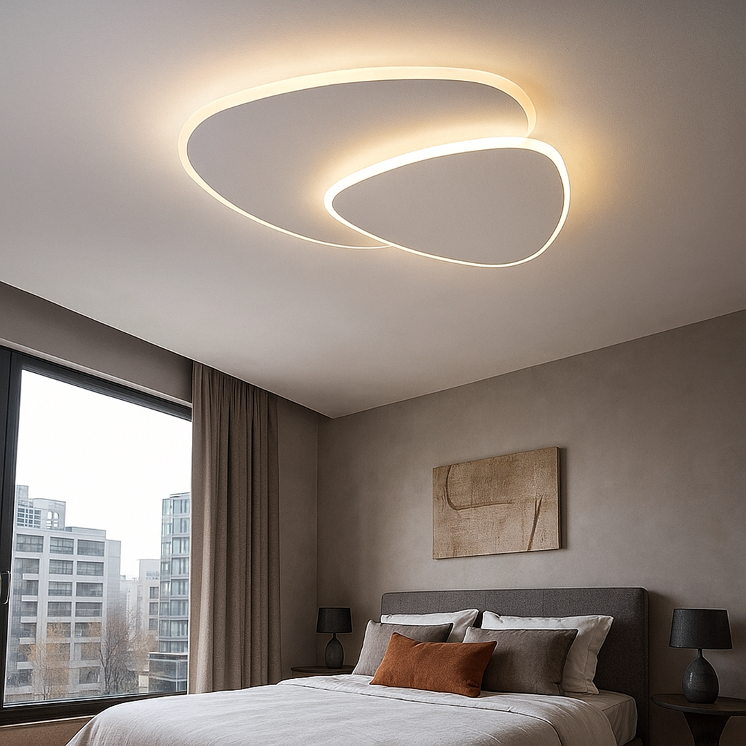Acrylic Eclipse Flush Mount Ceiling Light