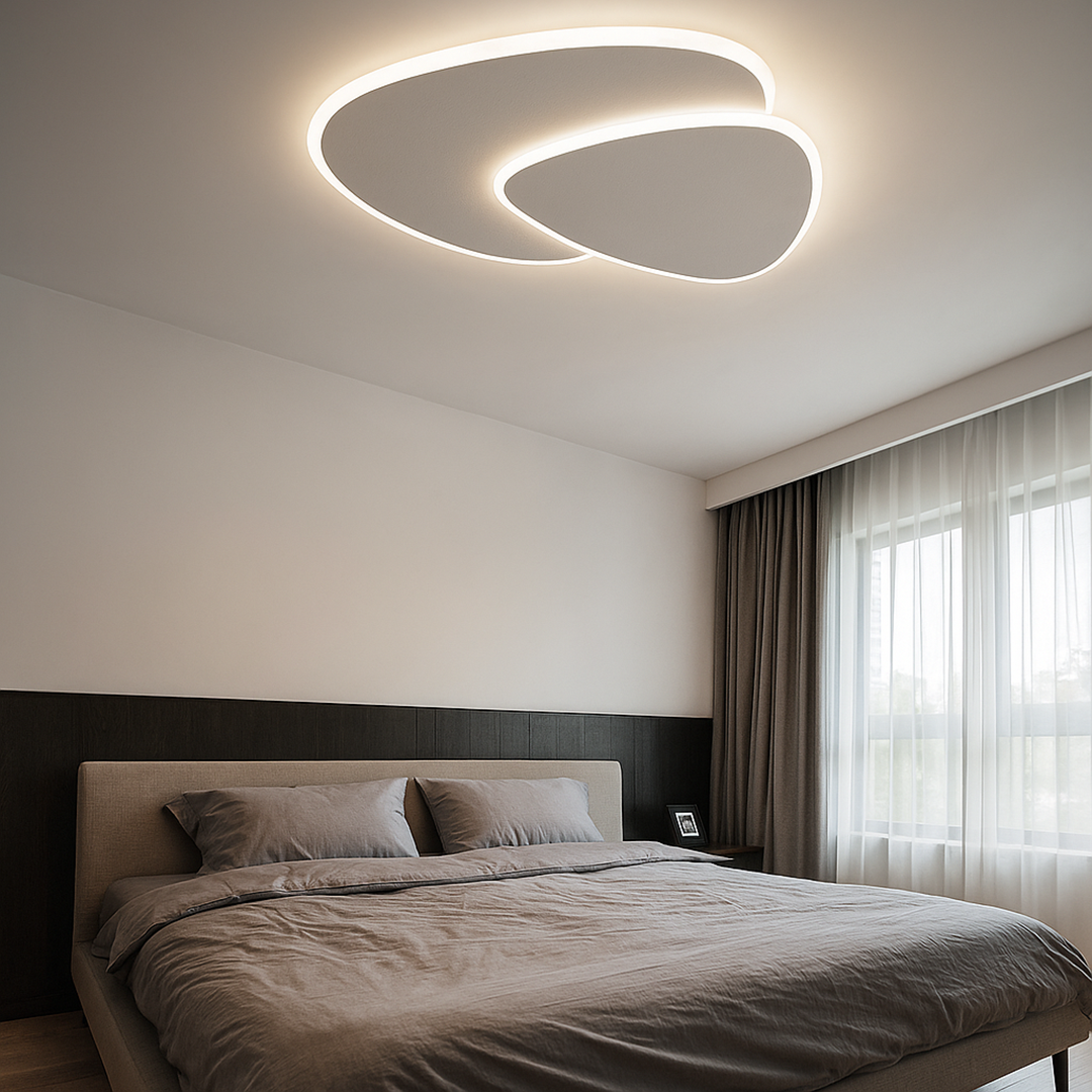 Acrylic Eclipse Flush Mount Ceiling Light