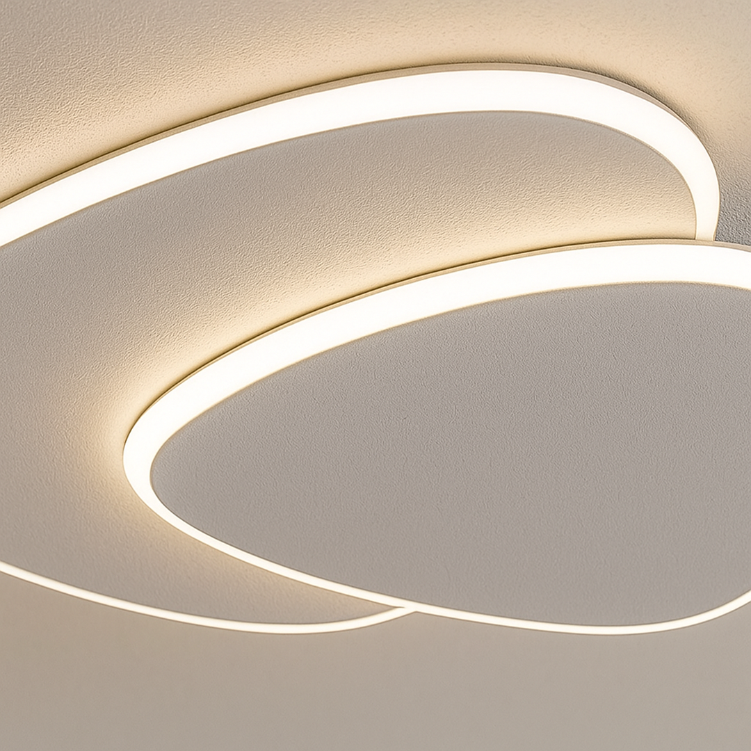 Acrylic Eclipse Flush Mount Ceiling Light