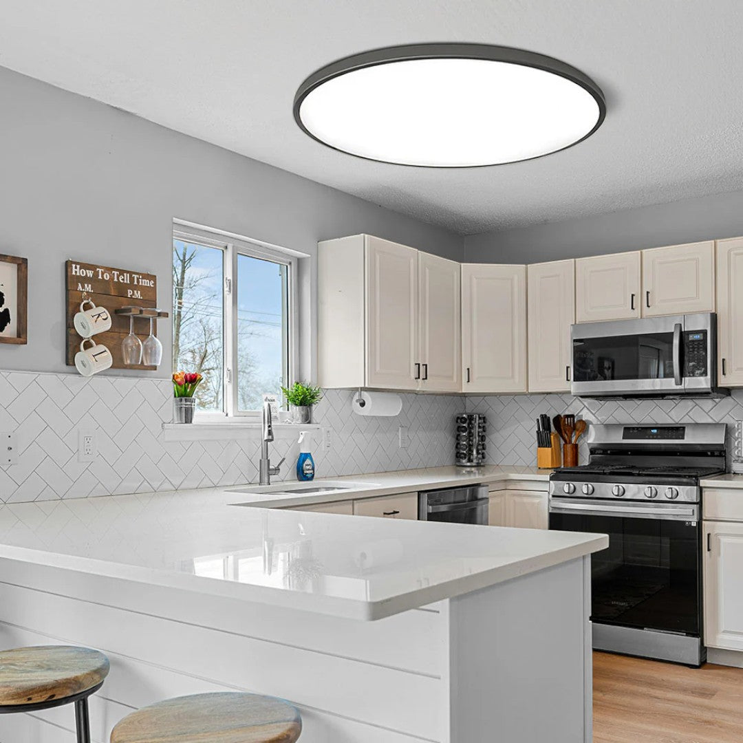 Ultra-Slim Round LED Flush Mount Ceiling Light