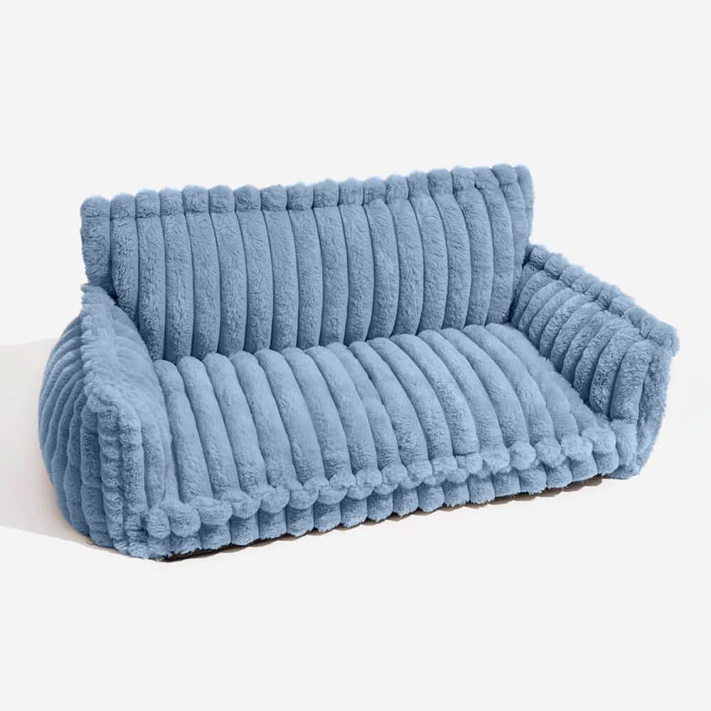 Orthopedic Dog Bed Sofa with Memory Foam, Raised Rim and Removable Cover, view 9