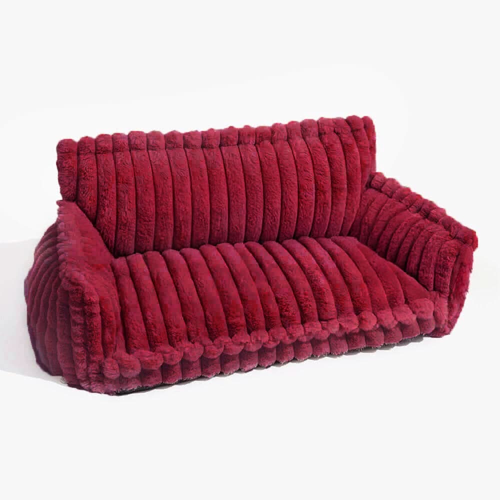 Orthopedic Dog Bed Sofa with Memory Foam, Raised Rim and Removable Cover, view 10