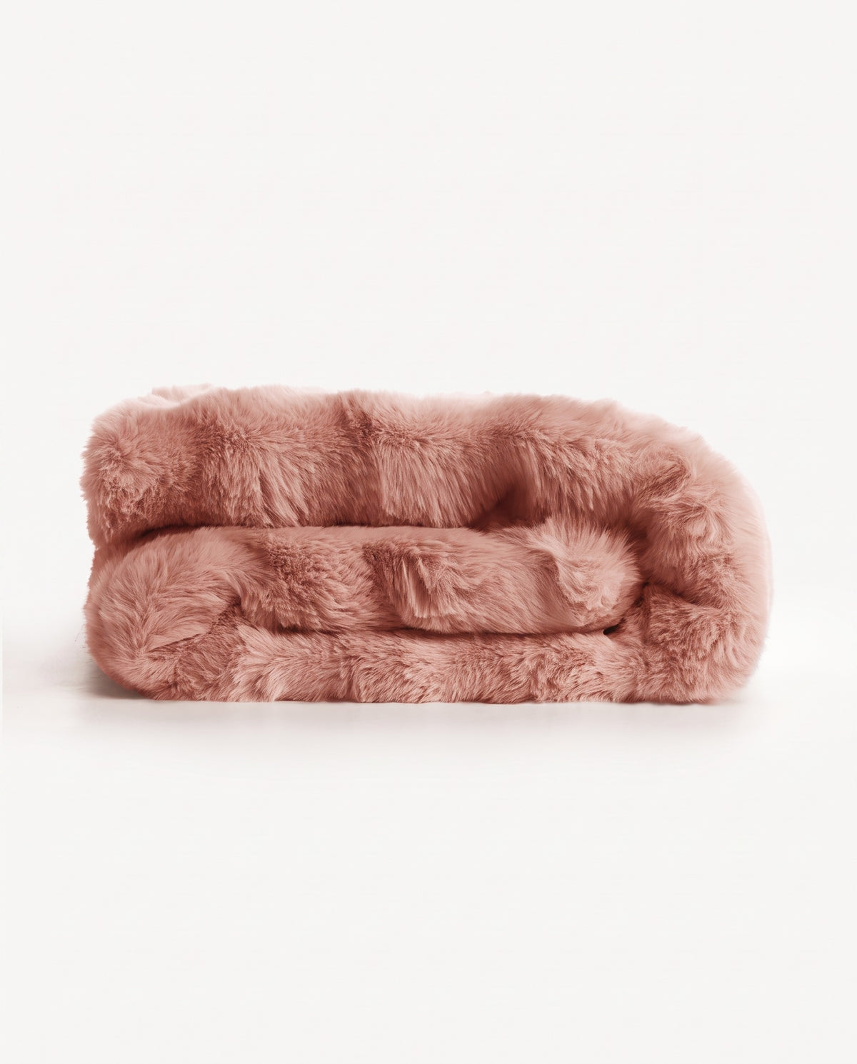 Plush Faux Rabbit Fur Throw Blanket | Soft Warm Handfeel, 51-63in