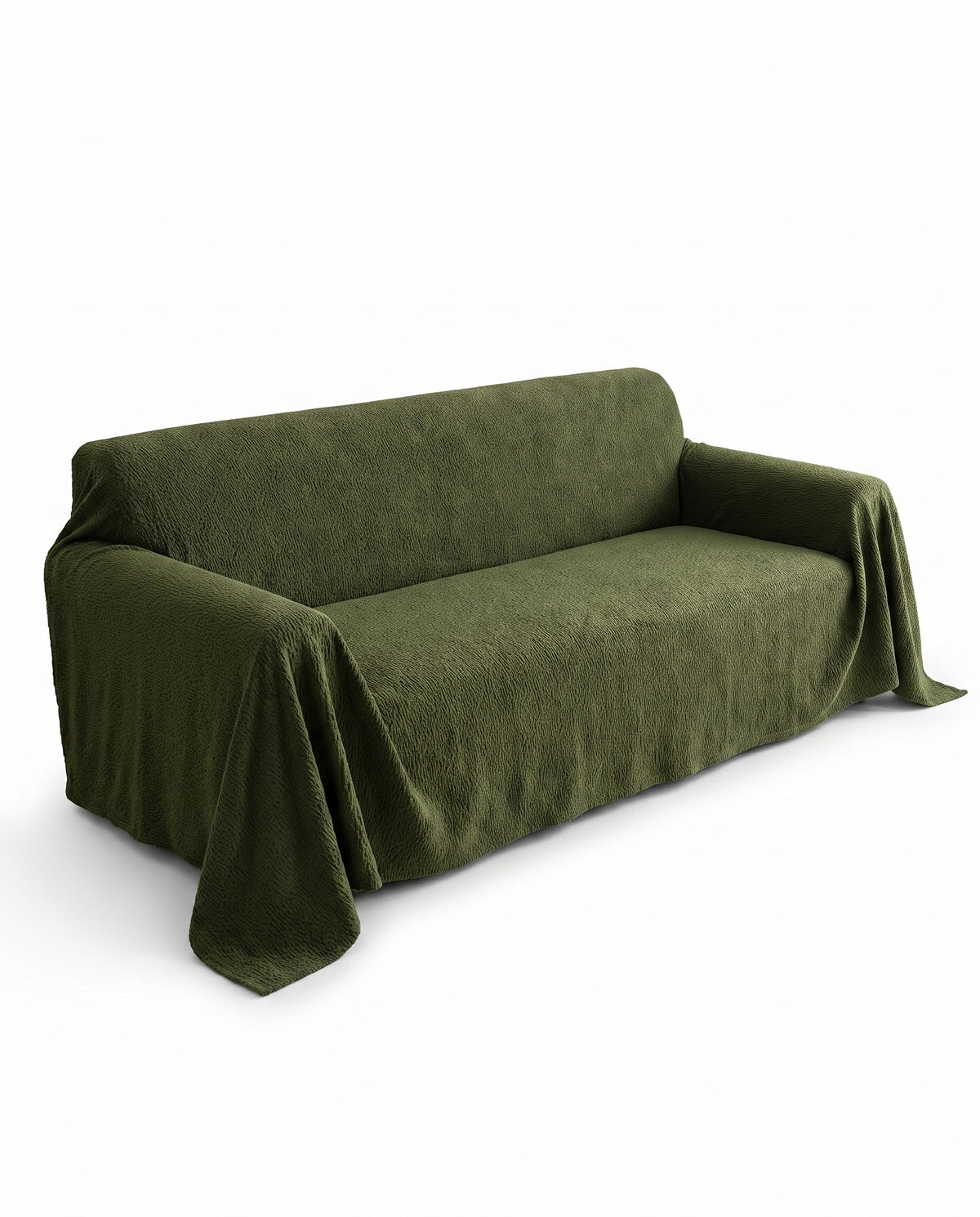 PlushFlex Full-Encasing Stretch Sofa Slipcover | Spill Resistant