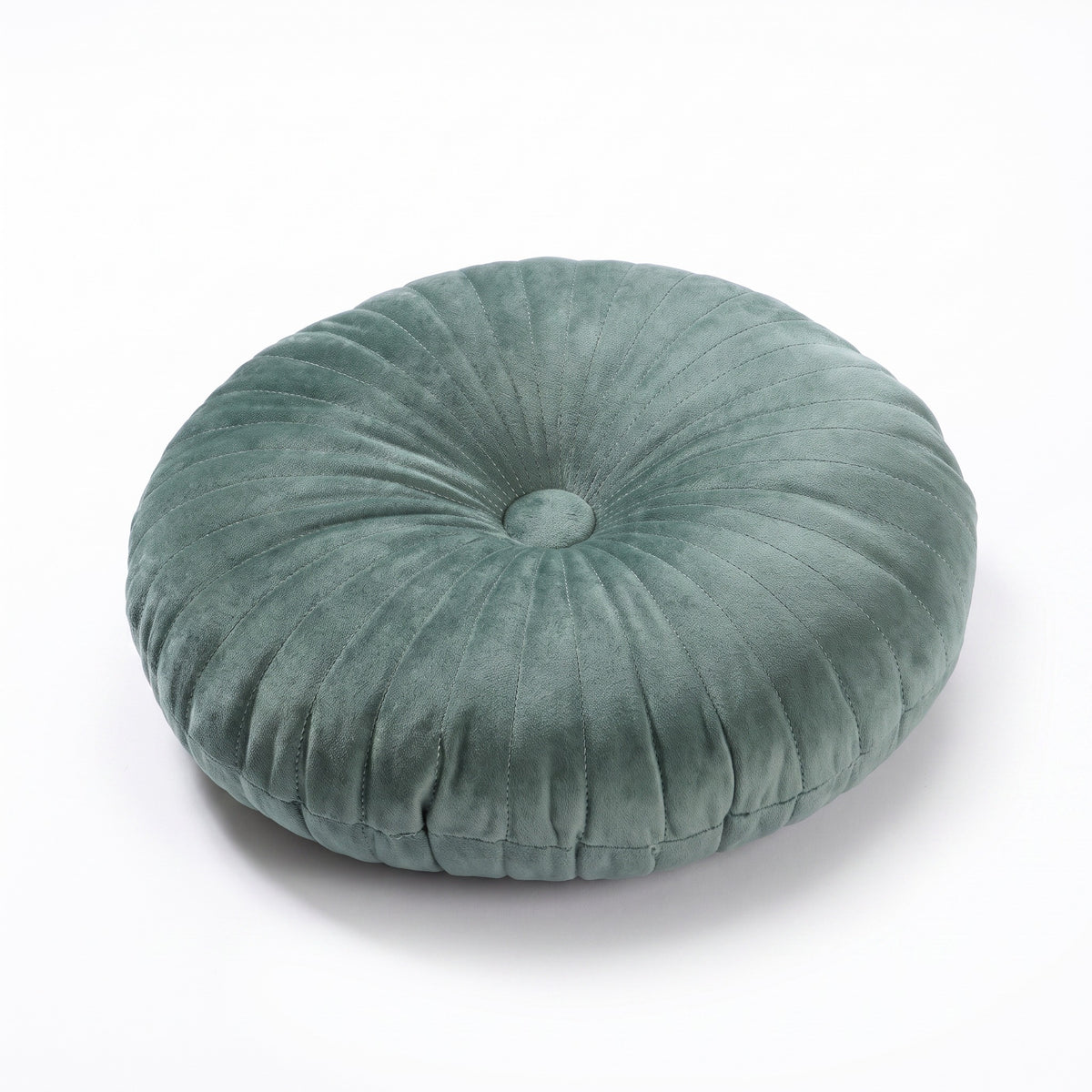 Round Accent Cushion | Tufted Center, 10 Colors