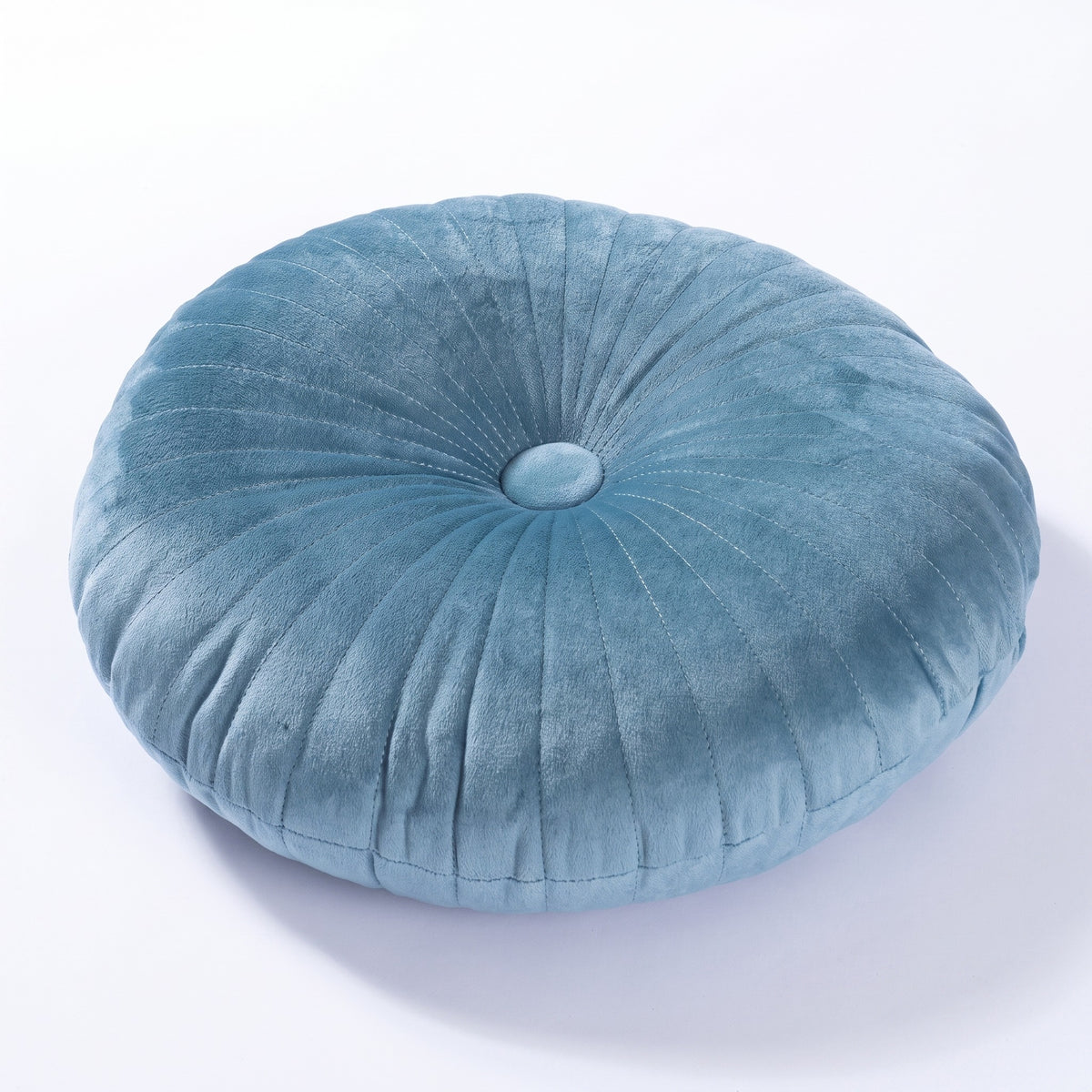Round Accent Cushion | Tufted Center, 10 Colors