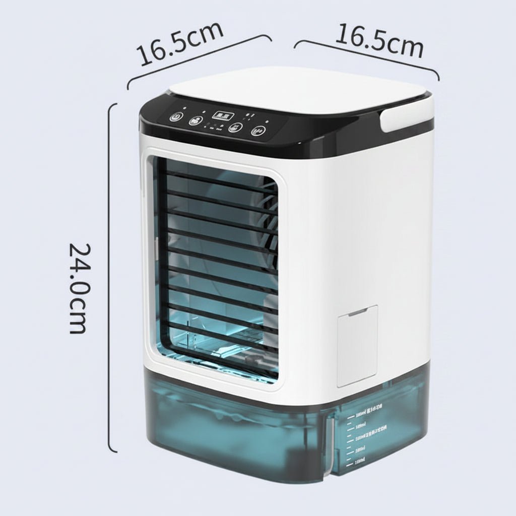 Portable Fan with Humidifier, Ice Pack and LED Night Light, view 10