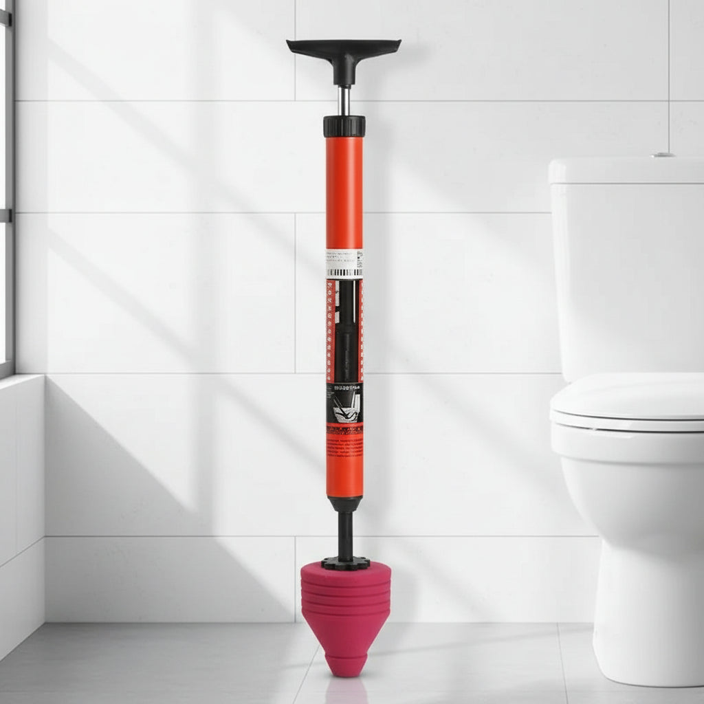 Pressure Drain Plunger for Toilet, Sink and Shower, Reusable and Chemical Free, view 1