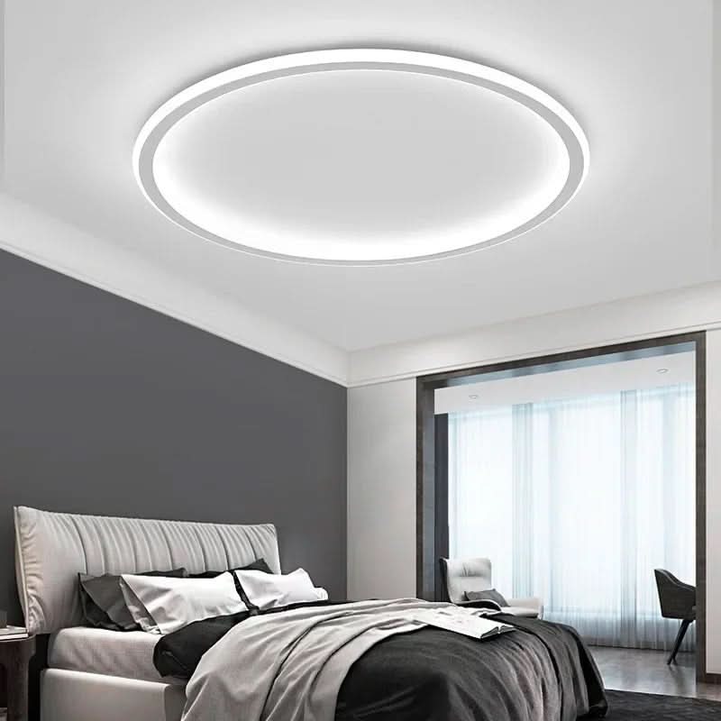Round Metal LED Ceiling Light with Dimmable, Glare Free Light, view 4