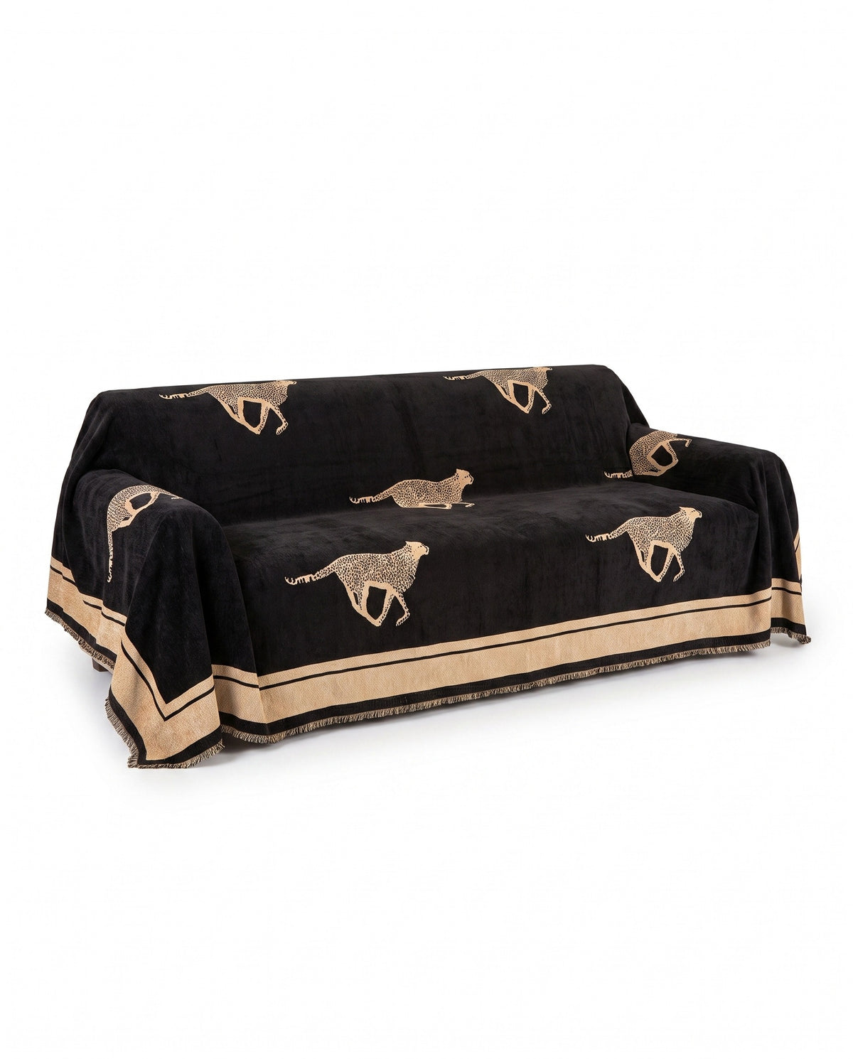 Safari Elegance Anti-Pilling Sofa Cover | Spill Resistant, 71-165in