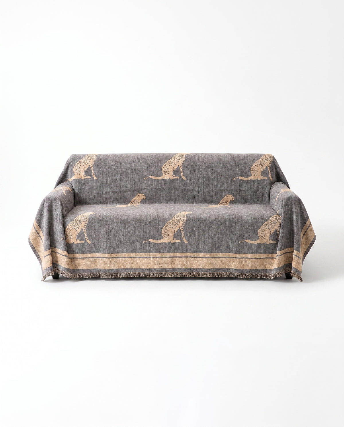 Safari Elegance Anti-Pilling Sofa Cover | Spill Resistant, 71-165in