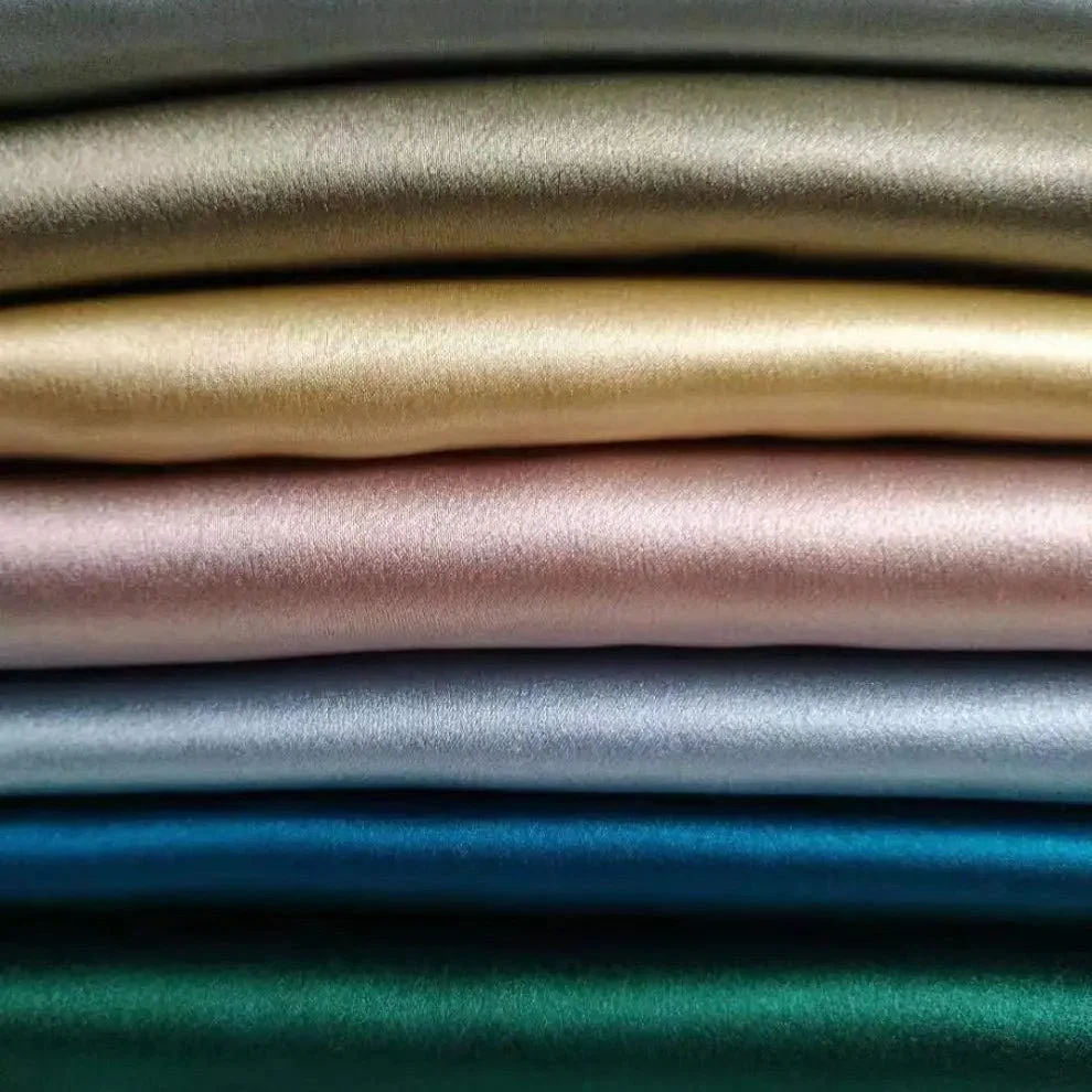 Satin pillowcases shown in a range of colors