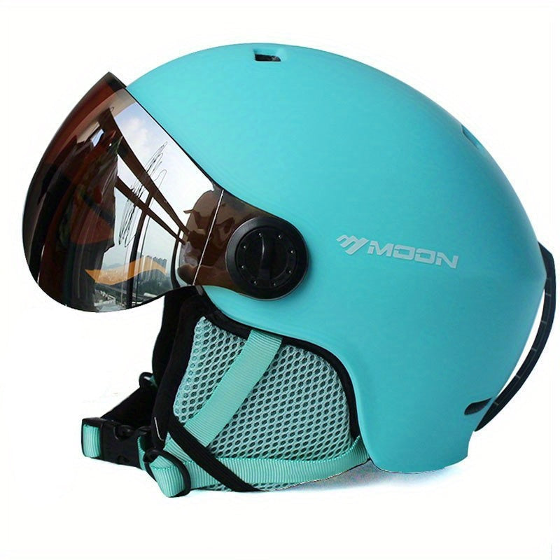 Ski Helmet with Flip Down Visor, Removable Chin Pad and Dial Fit, view 6