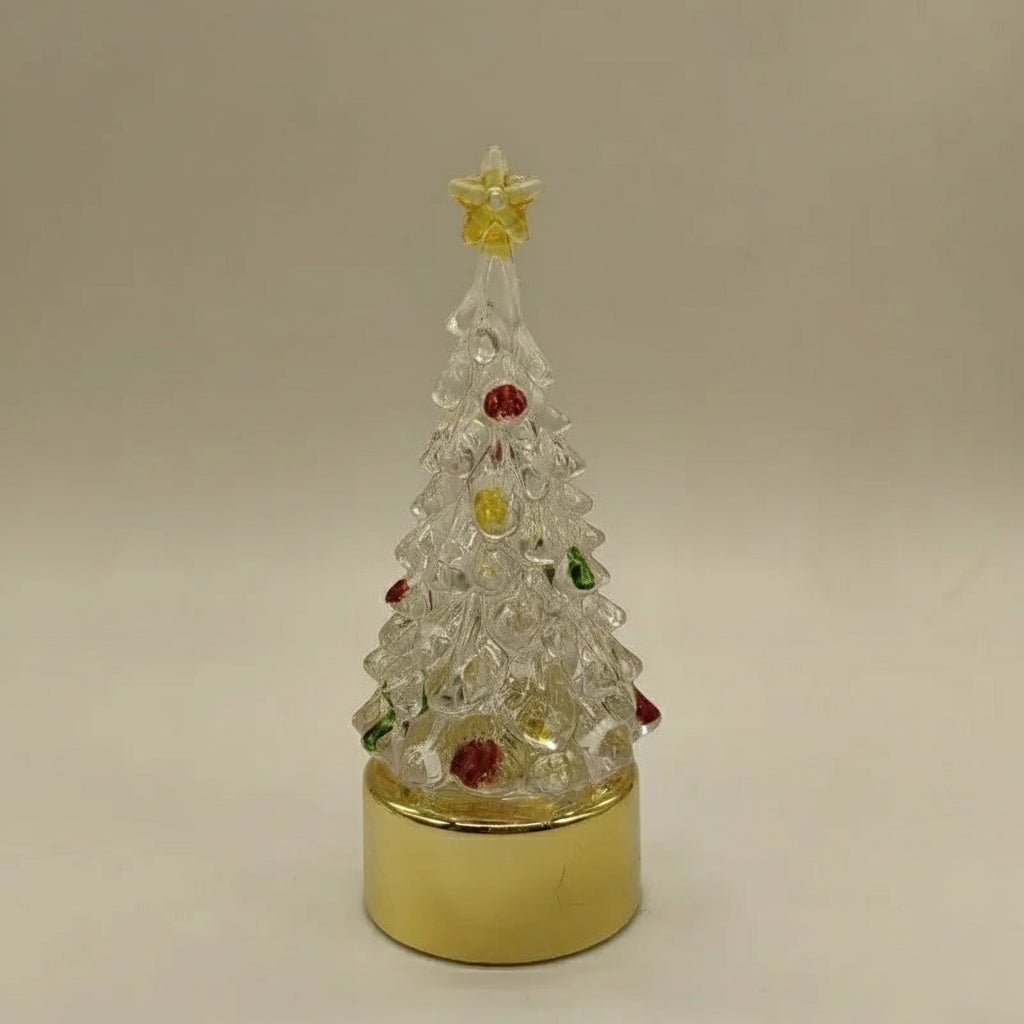 Small Christmas Tree Lamp, 4.3 Inch Tall, Batteries Included, view 8