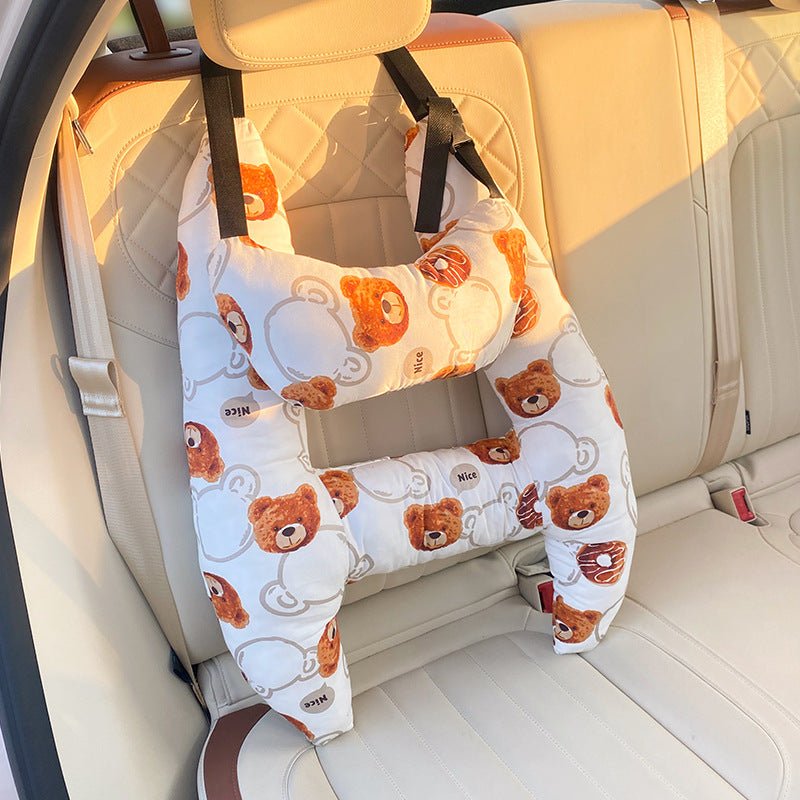 Soft Kids Neck Pillow for Car Travel in Five Animal Designs, 19.7 x 26.4 in, view 8