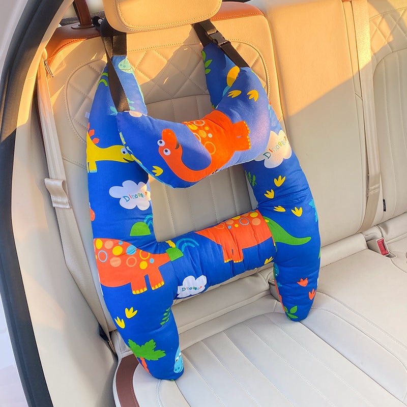 Soft Kids Neck Pillow for Car Travel in Five Animal Designs, 19.7 x 26.4 in, view 9