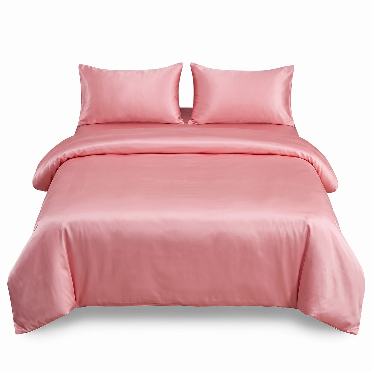 Rayon Duvet Cover Set | Silky Breathable bedsheet, 59-87in