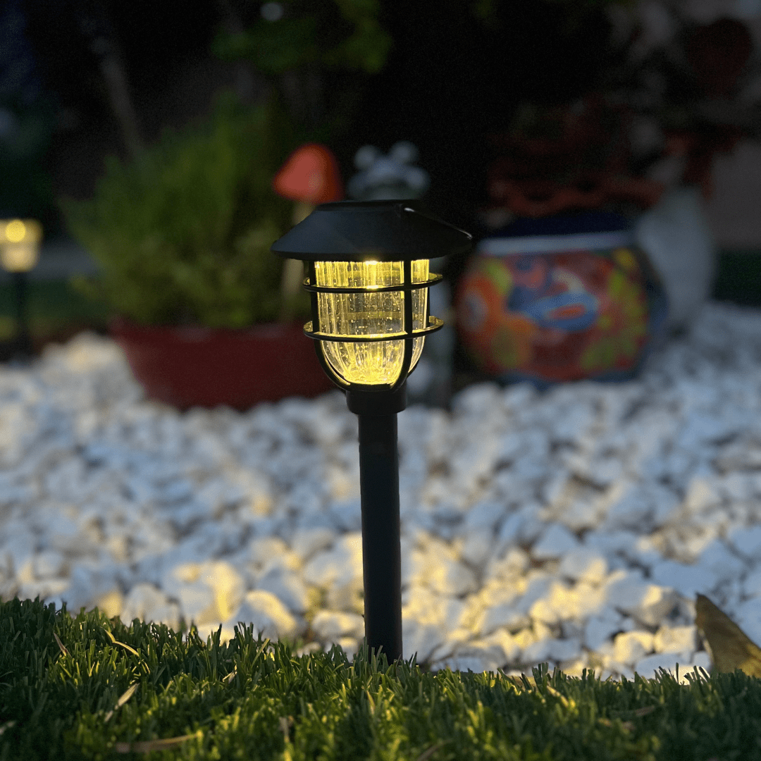 Solar Pathway Lights with Motion Sensor and Three Lighting Modes in ABS, view 4