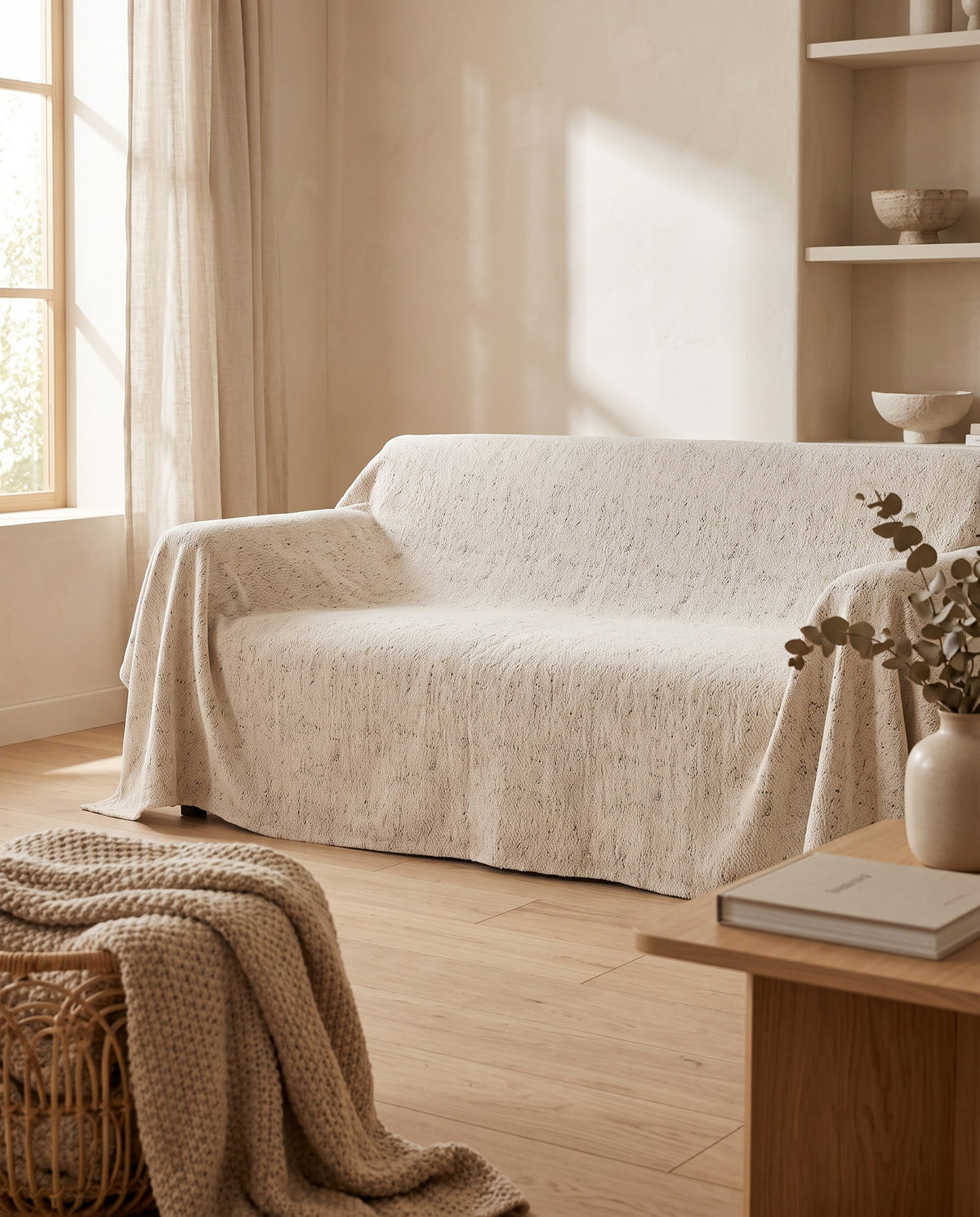 Sprinkled Speckles Sofa Cover | Spill Resistant, 71-165in