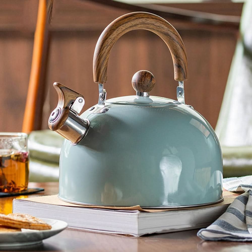 Stainless Steel Whistling Tea Kettle, 3 Liter (101 fl oz) for All Stovetops, view 1