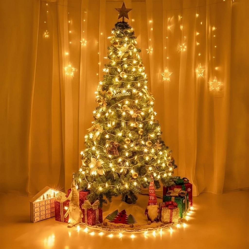 Star LED String Lights in Four Lengths, Battery, USB or Plug In, view 2