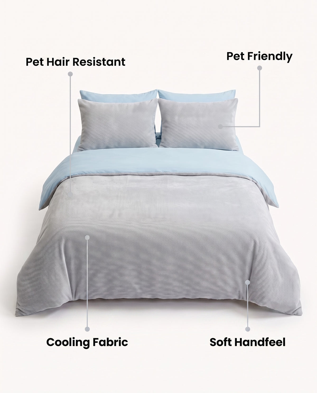 Super Cooling Comforter 2.0 Advanced Cool & Pet Hair Repellent B | Soft Handfeel