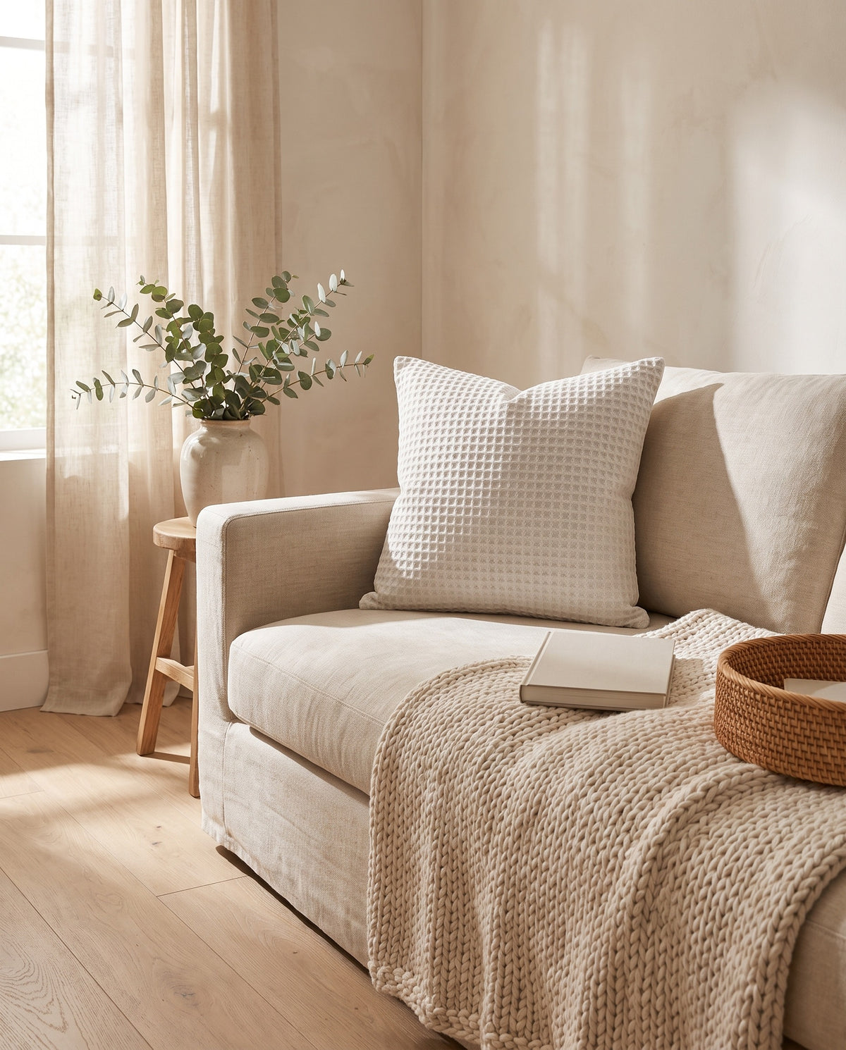 Twisted Knot Sofa Pillow | Hidden Zipper, 11-20in