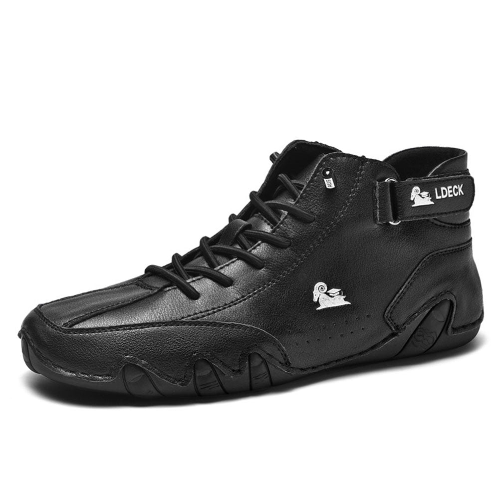 Waterproof Leather Shoes with Supportive Footbed and Non Slip Outsole, view 5