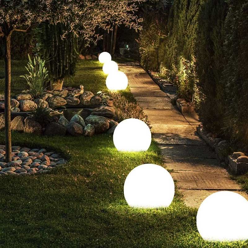 Waterproof LED Ball Light with 16 Colors and Remote, 5.9 to 13.8 Inch, view 8