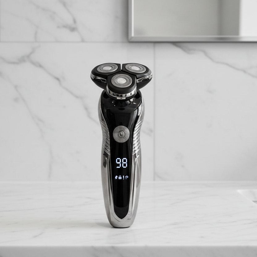 Waterproof Rechargeable Electric Shaver, Basic or Deluxe Set, view 1