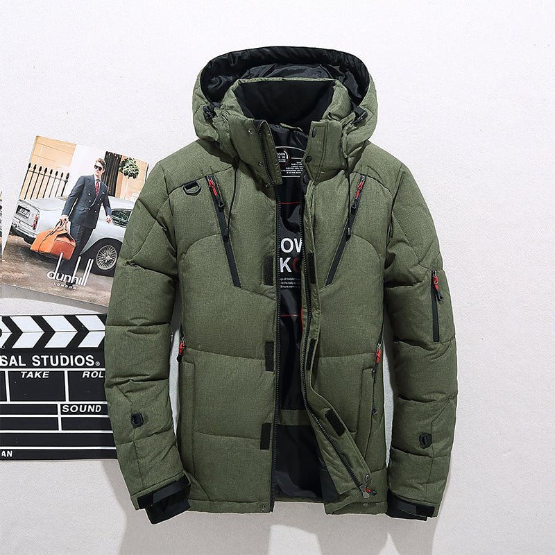 Waterproof Winter Parka with Thermal Lining and Adjustable Hood for Cold Days, view 6