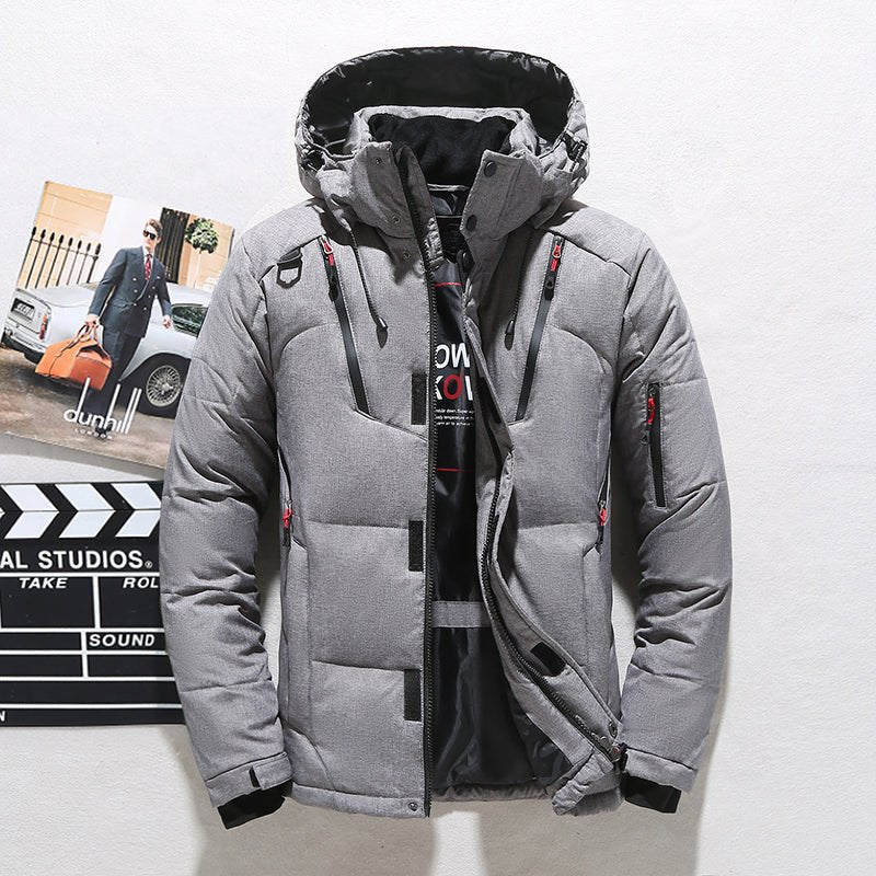 Waterproof Winter Parka with Thermal Lining and Adjustable Hood for Cold Days, view 8