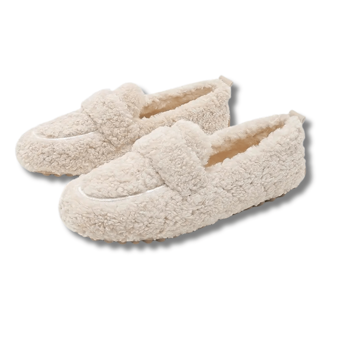 Winter House Slippers with Fluffy Lining and Non-Slip Sole, view 6