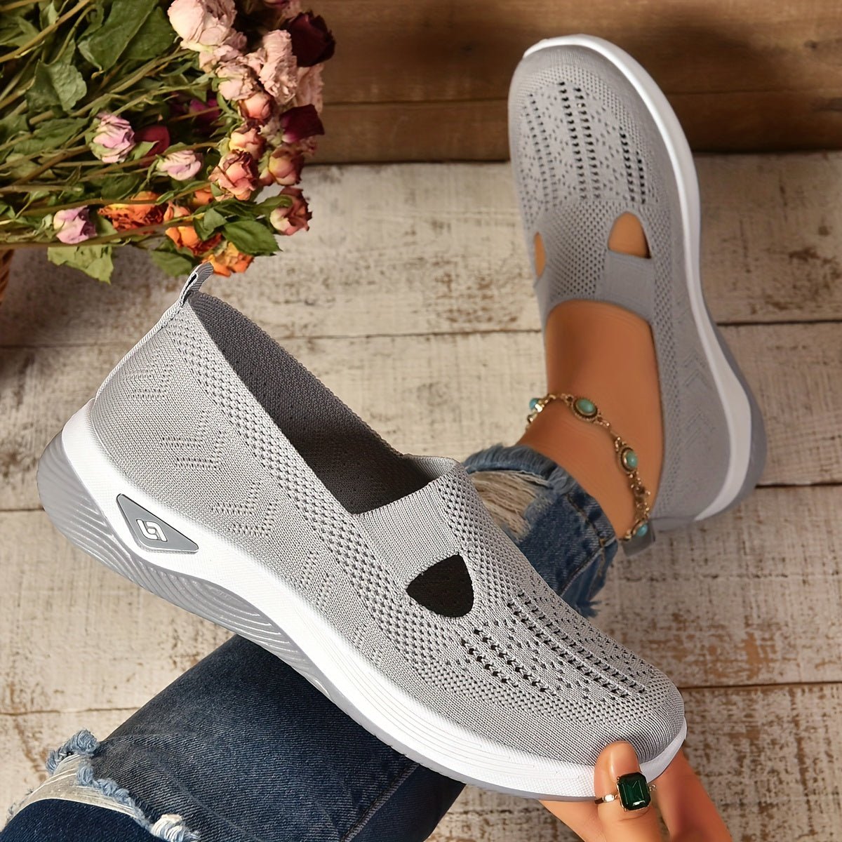 Women's Orthopedic Slip On Shoes with Gel Cushioned Sole, view 4