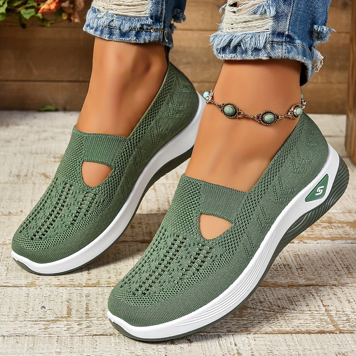 Women's Orthopedic Slip On Shoes with Gel Cushioned Sole, view 9