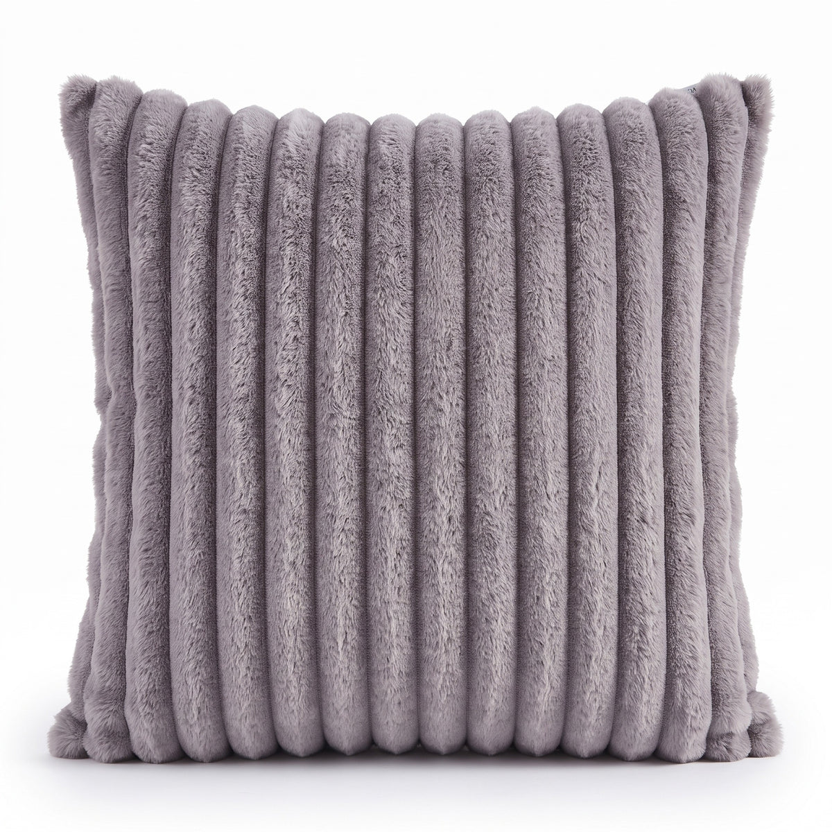 Soft Ribbed Accent Cushion | Plush Texture, 5 Colors