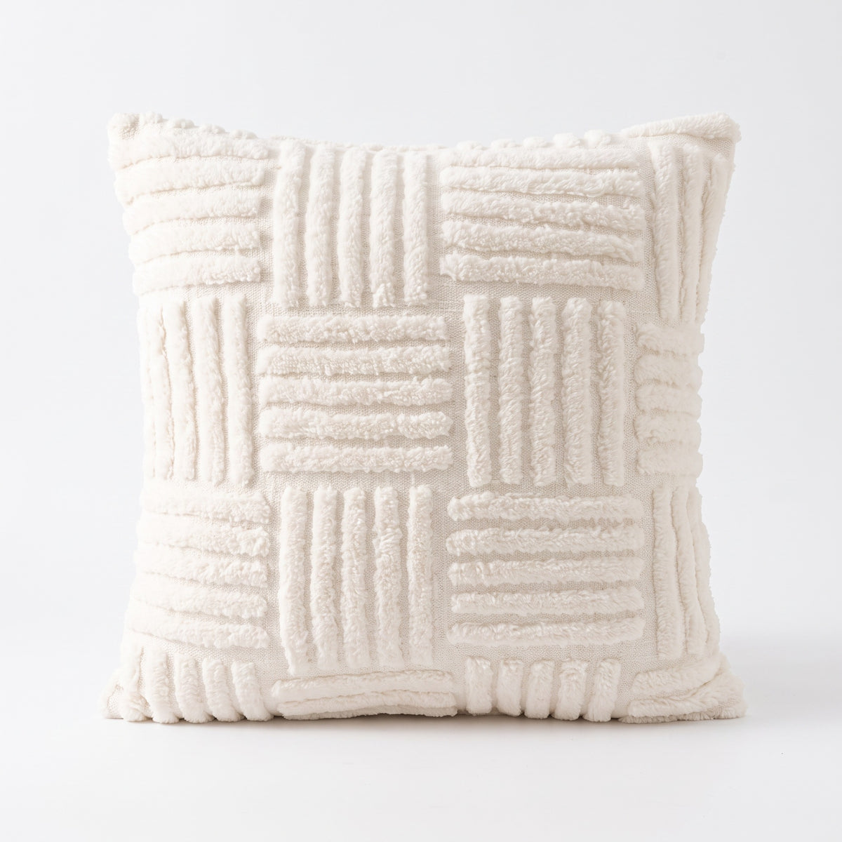 Textured Cushion Cover | Quilted Weave, 4 Colors