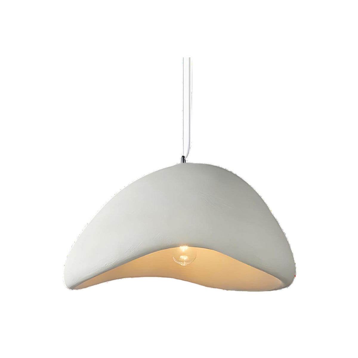 Textured Resin Pendant Light