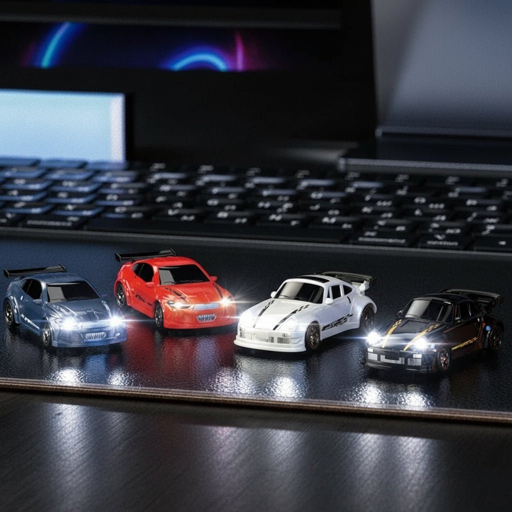 1:64 Scale Remote Control Drift Car with Four Wheel Drift and USB Battery, view 2