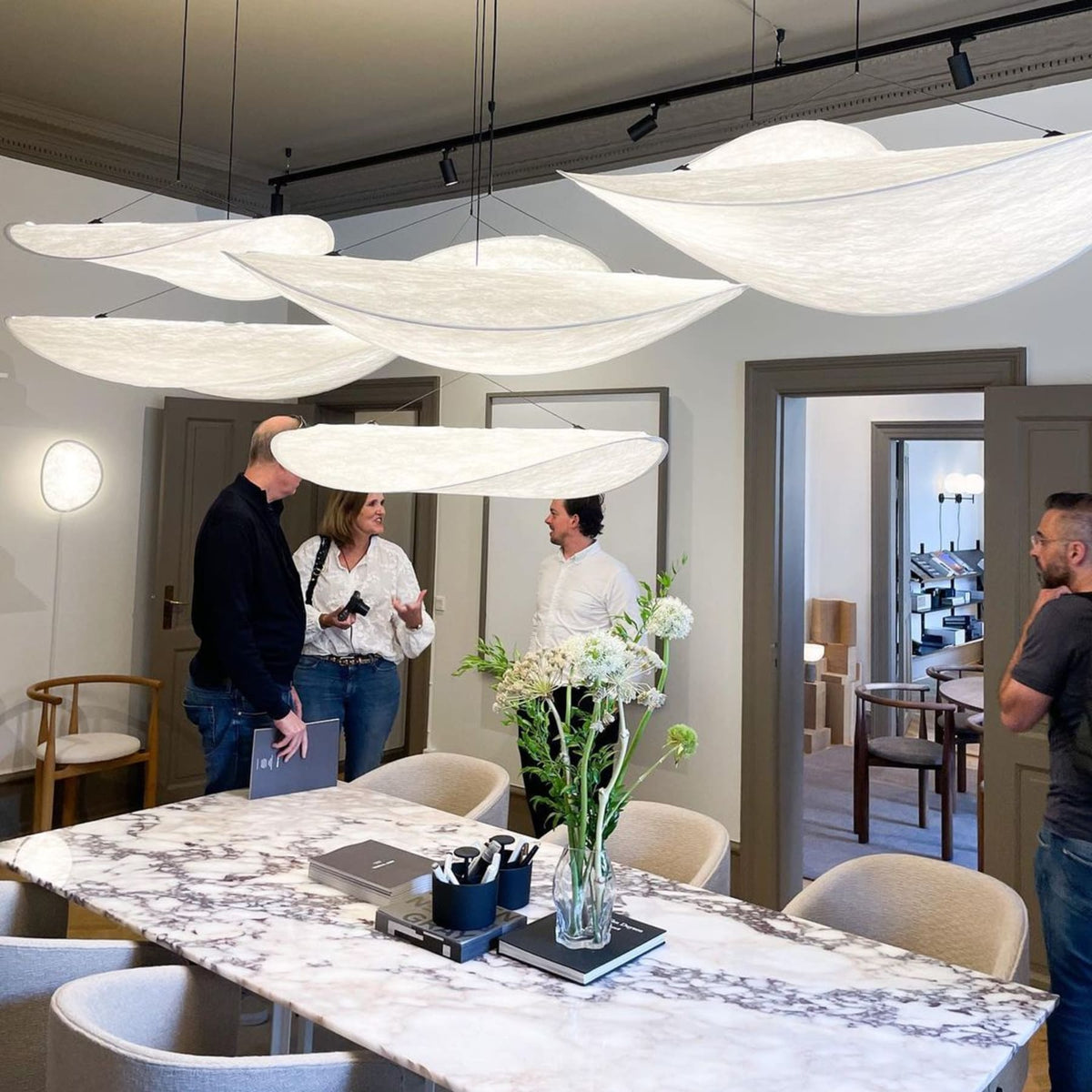 Floating Leaf Pendant Light