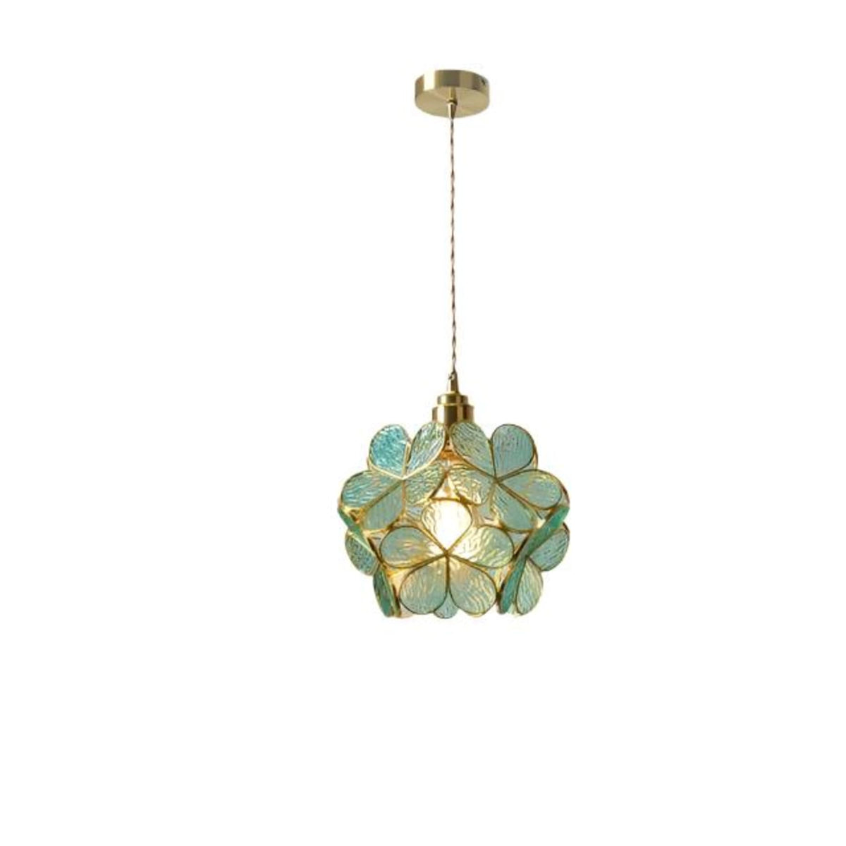 Glass Flower Pendant Light