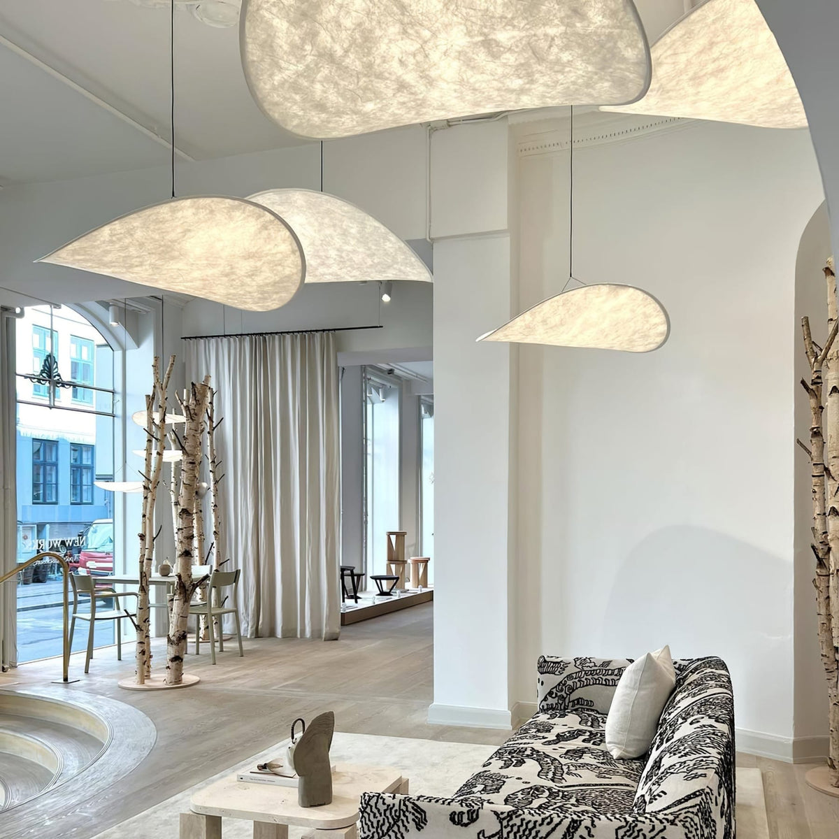 Floating Leaf Pendant Light