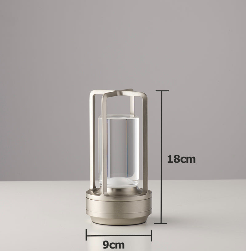 Metal Lantern Table Lamp