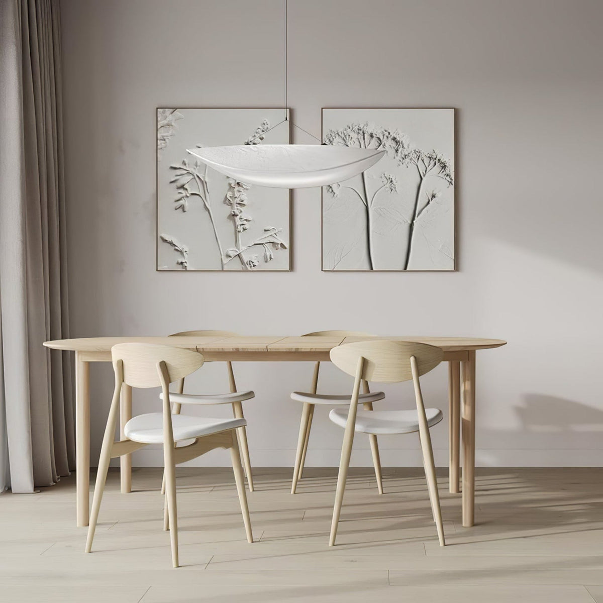 Floating Leaf Pendant Light
