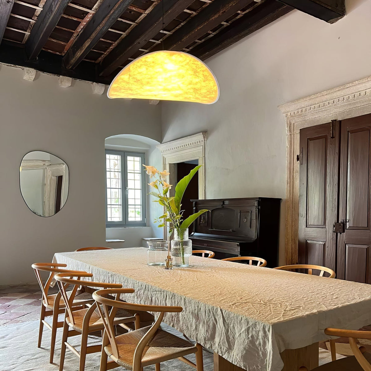 Floating Leaf Pendant Light
