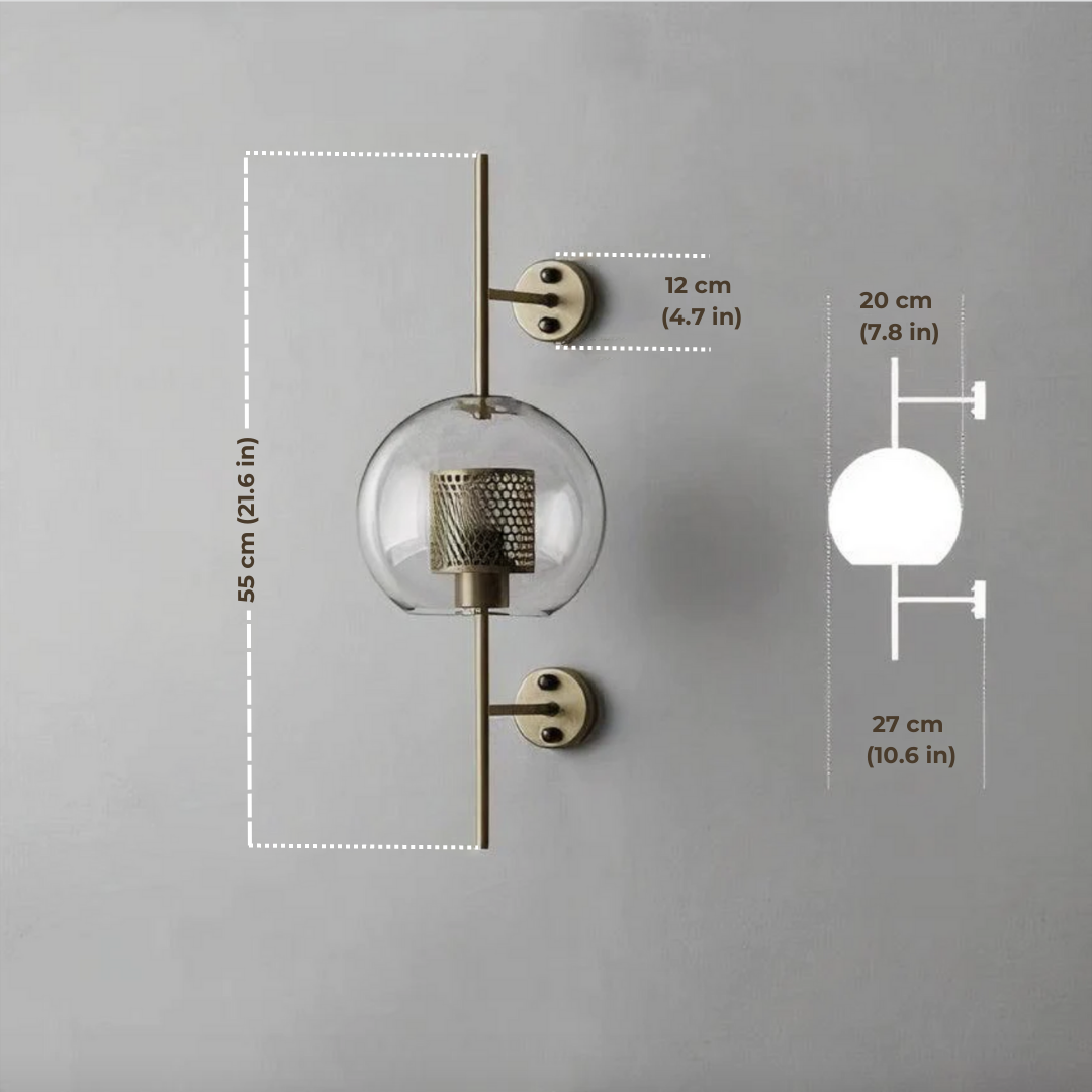 Glass Wall Sconce