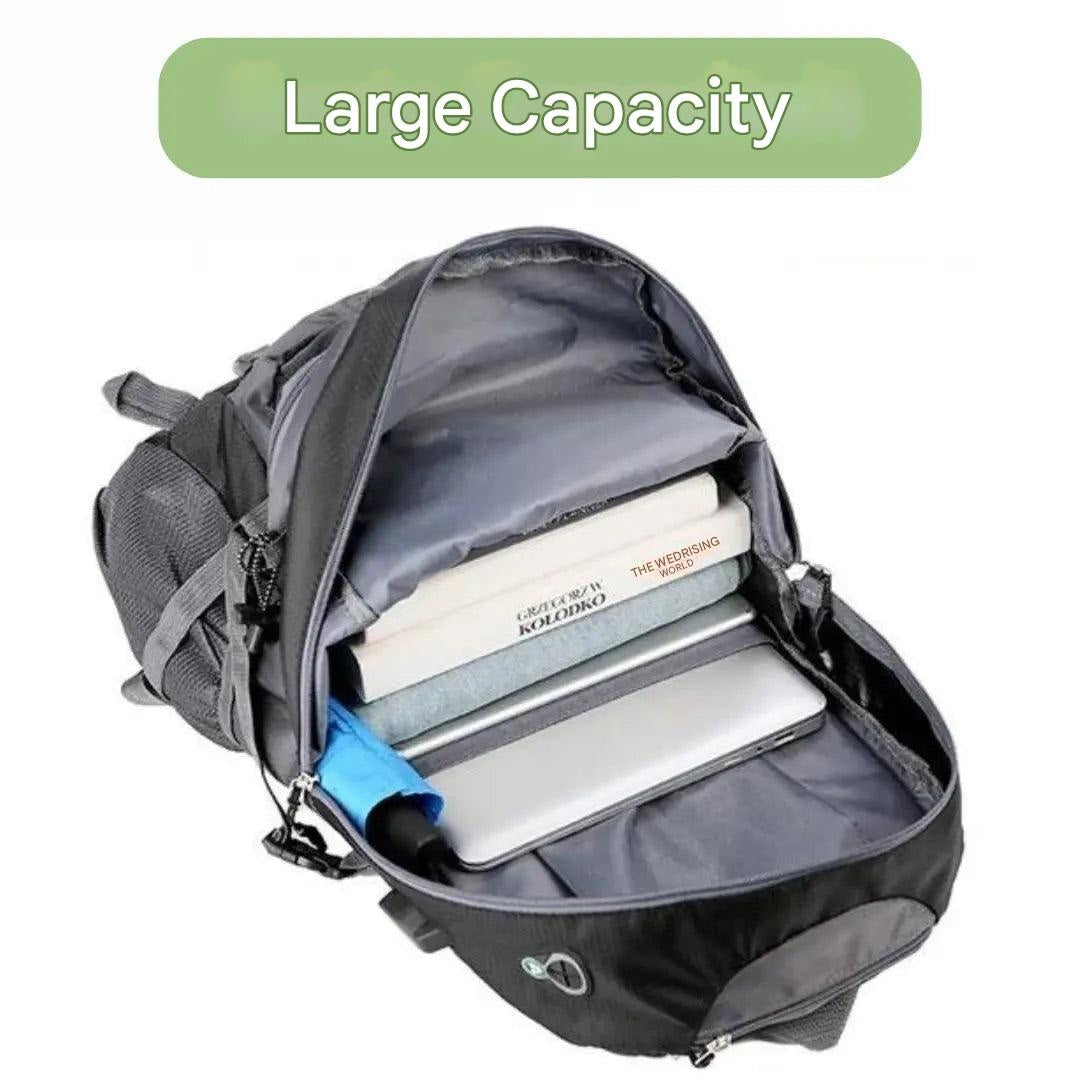 40L Hiking Backpack in Waterproof Nylon with Anti Theft Pocket, view 5