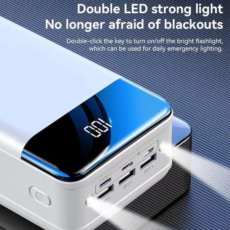 50000mAh Power Bank with Three Inputs, Three Outputs and Flashlight, view 3