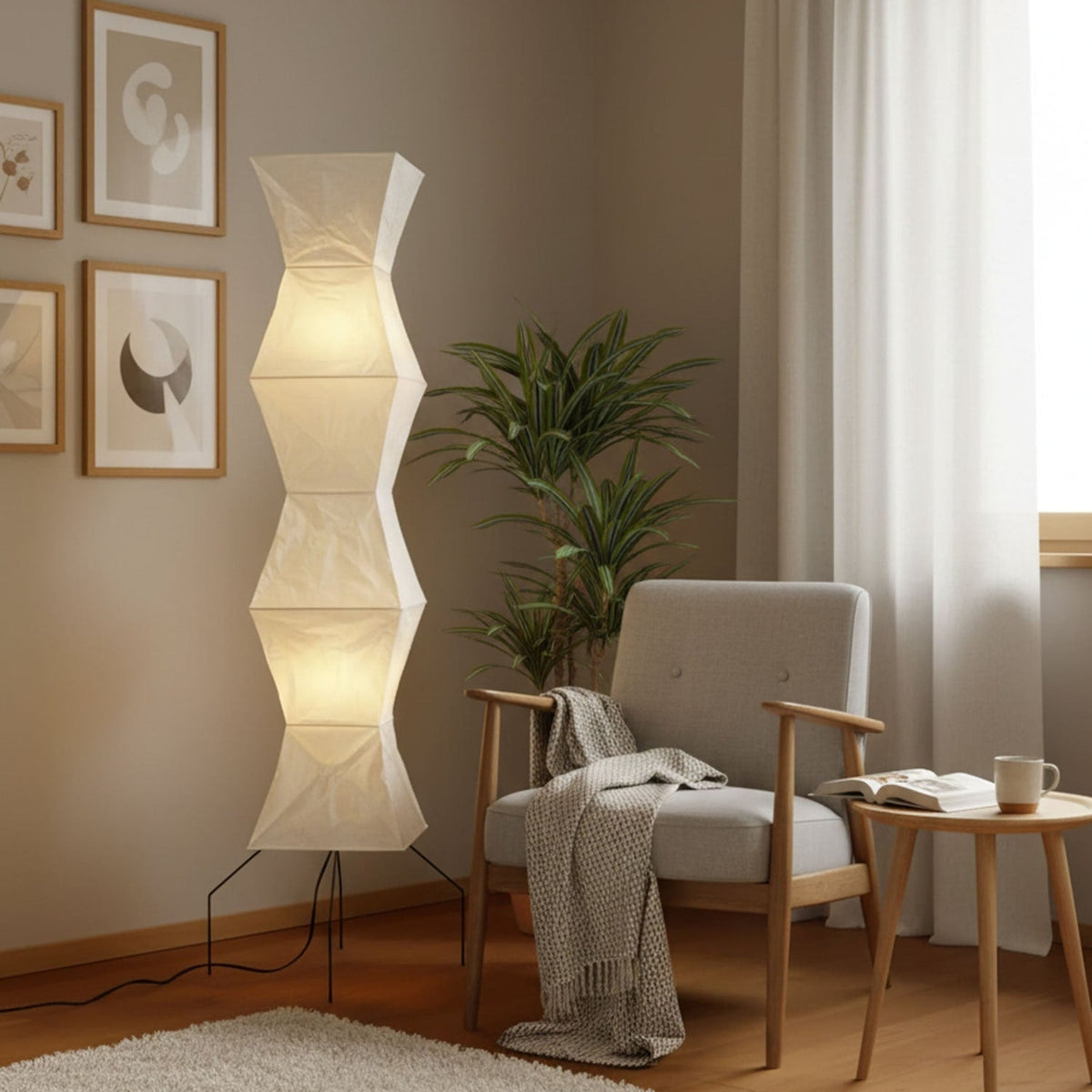 Rice Paper Floor Lamp