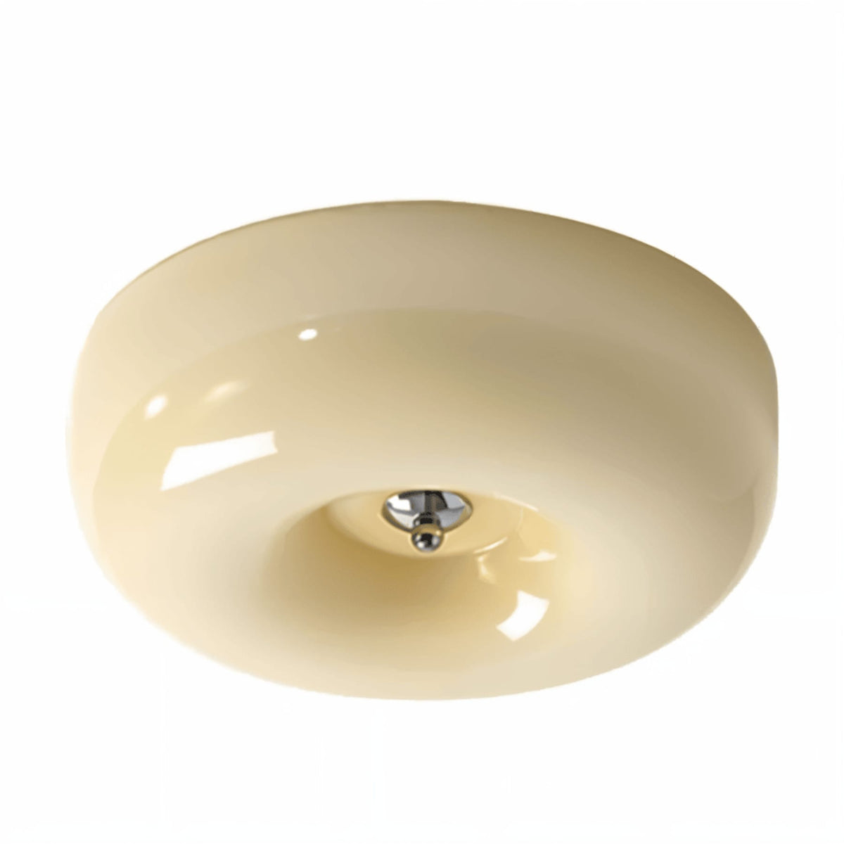 Glass Flush Mount Ceiling Light